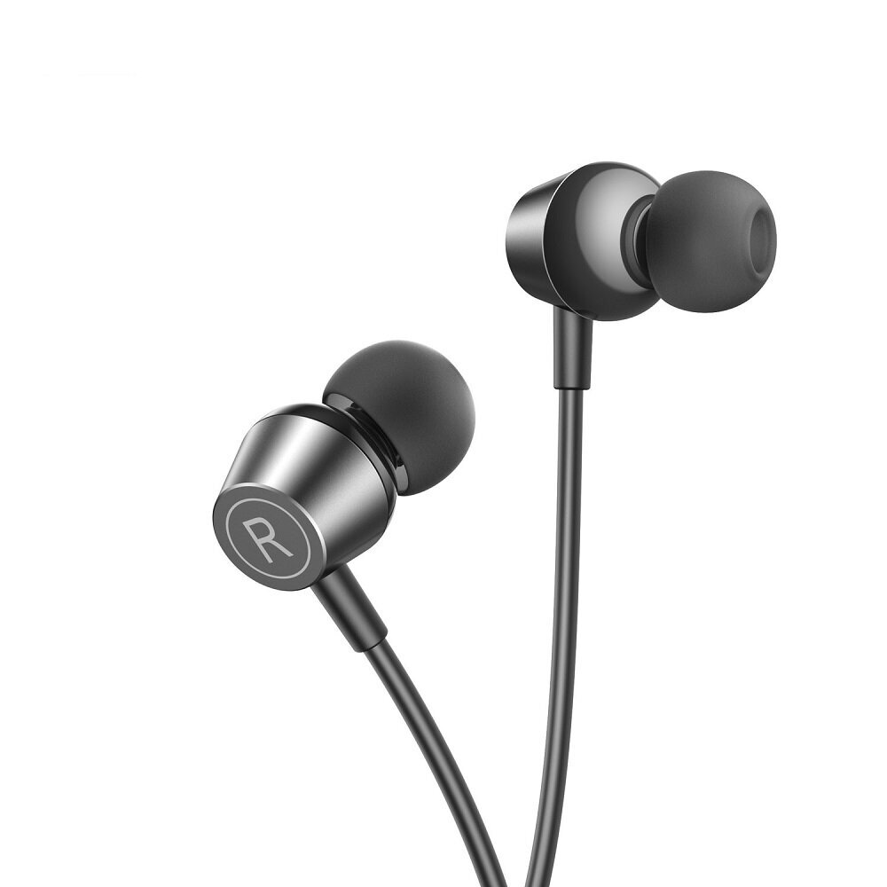 XO wired earphones EP59 jack 3,5mm black cena un informācija | Austiņas | 220.lv