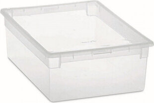 Универсальная коробка Terry Light Box M С крышкой Прозрачный полипропилен (27,8 x 39,6 x 13,2 cm) цена и информация | Ящики для вещей | 220.lv