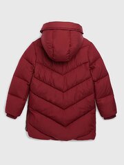 Куртка для девочки TOMMY HILFIGER Chevron Teddy Lined Puffer Red цена и информация | Куртки, пальто для девочек | 220.lv