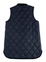 Stepēta veste TOMMY HILFIGER Quilted, zila cena un informācija | Jakas, džemperi, žaketes, vestes meitenēm | 220.lv