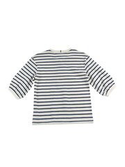 Детская футболка TOMMY HILFIGER Stripe Slub Ancient White / Pilot Blue Str цена и информация | Рубашки для девочек | 220.lv