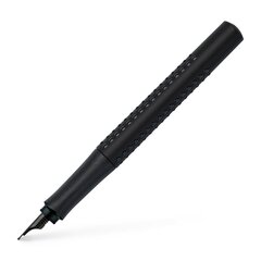 Перо для каллиграфии Faber-Castell Grip Edition All Black EF Чёрный цена и информация | Письменные принадлежности | 220.lv