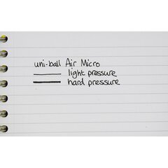 Pildspalva Uni-Ball Air Micro UBA-188-M Melns 12 gab. cena un informācija | Rakstāmpiederumi | 220.lv