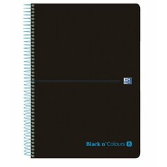 Piezīmju klade Oxford European Book Black & Colours Melns A4 5 gb. cena un informācija | Burtnīcas un papīra preces | 220.lv
