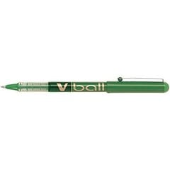 Liquid ink ballpoint pen Pilot Roller V-Ball 0,7 Зеленый 12 штук цена и информация | Письменные принадлежности | 220.lv