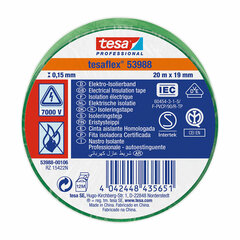 Izolācijas lente TESA Zaļš (20 m x 19 mm) cena un informācija | Izolācijas materiāli | 220.lv