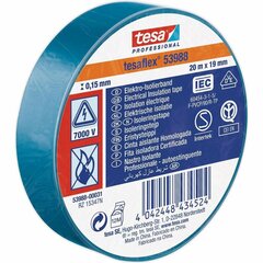 Izolācijas lente TESA Zils (20 m x 19 mm) cena un informācija | Izolācijas materiāli | 220.lv