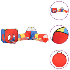 Spēļu telts ar 250 bumbiņām, krāsaina, 190x264x90cm cena un informācija | Bērnu rotaļu laukumi, mājiņas | 220.lv