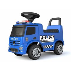 Stumjama bērnu automašīna Injusa Mercedes Police, zila цена и информация | Игрушки для малышей | 220.lv