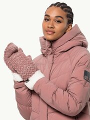 Варежки JACK WOLFSKIN Highloft Knit Afterglow, розовые цена и информация | Женские перчатки | 220.lv