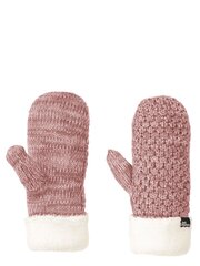 Варежки JACK WOLFSKIN Highloft Knit Afterglow, розовые цена и информация | Женские перчатки | 220.lv
