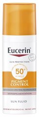 Sejas sauļošanās krēms Eucerin Sun Protection Pigment Control SPF50+ 50ml cena un informācija | Sauļošanās krēmi | 220.lv