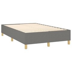 vidaXL Кровать с пружинным матрасом, темно-серый, 120x200 см цена и информация | Кровати | 220.lv