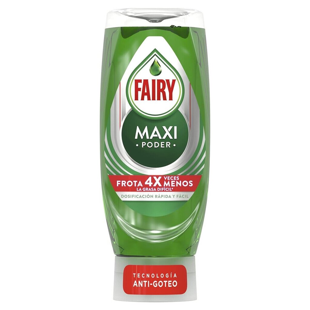 šķidro trauku mazgājamo līdzekli Fairy MAXI PODER 440 ml cena un informācija | Trauku mazgāšanas līdzekļi | 220.lv