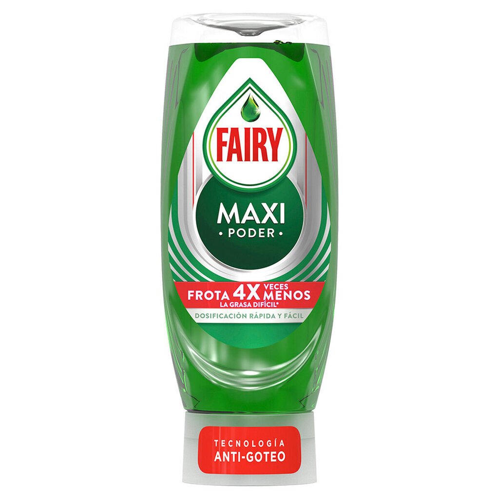 šķidro trauku mazgājamo līdzekli Fairy MAXI PODER 440 ml cena un informācija | Trauku mazgāšanas līdzekļi | 220.lv