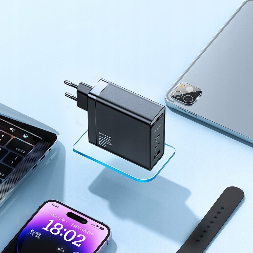 GaN USB-C ĀTRĀ Lādētājs USB 3 PORTY 140W MCDODO cena un informācija | Lādētāji un adapteri | 220.lv