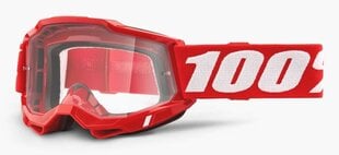 Sniega brilles MX 100% Accuri 2, sarkanas цена и информация | Лыжные очки | 220.lv