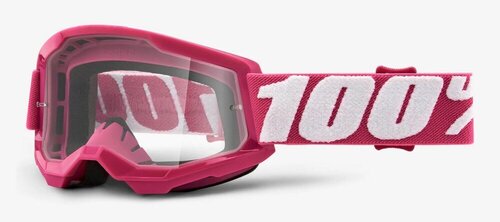 Детские снежные очки MX 100% Starta 2 Junior, розовый/белый цвет цена и информация | Лыжные очки | 220.lv