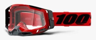 Sniega brilles MX 100% Rececraft 2, sarkanas cena un informācija | Slēpošanas brilles | 220.lv