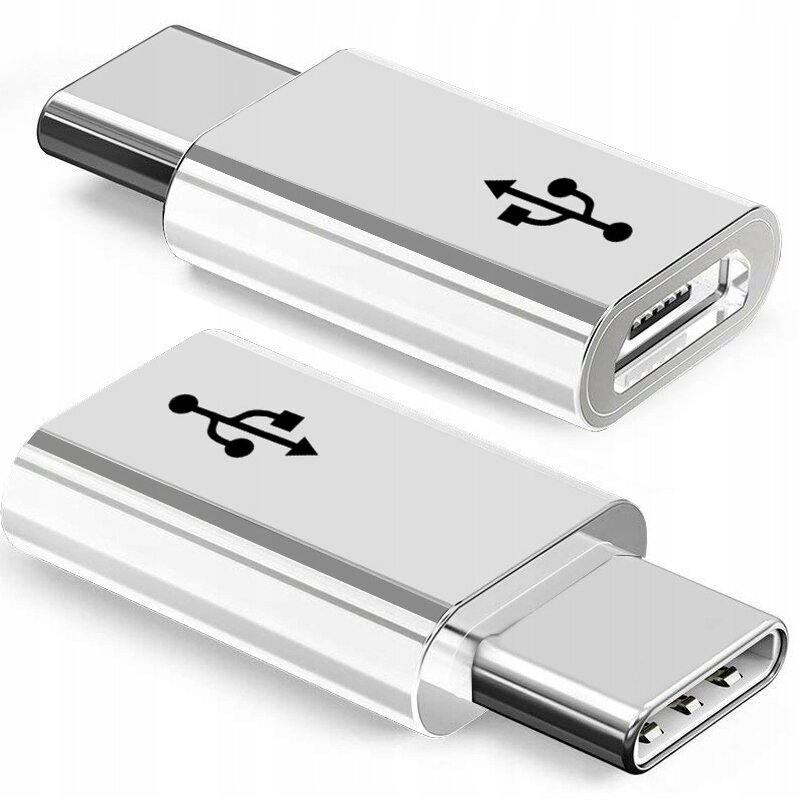 MICRO USB uz USB-C 3.1 TYPE-C ADAPTERA SAVIENOTĀJS цена и информация | Adapteri un USB centrmezgli | 220.lv