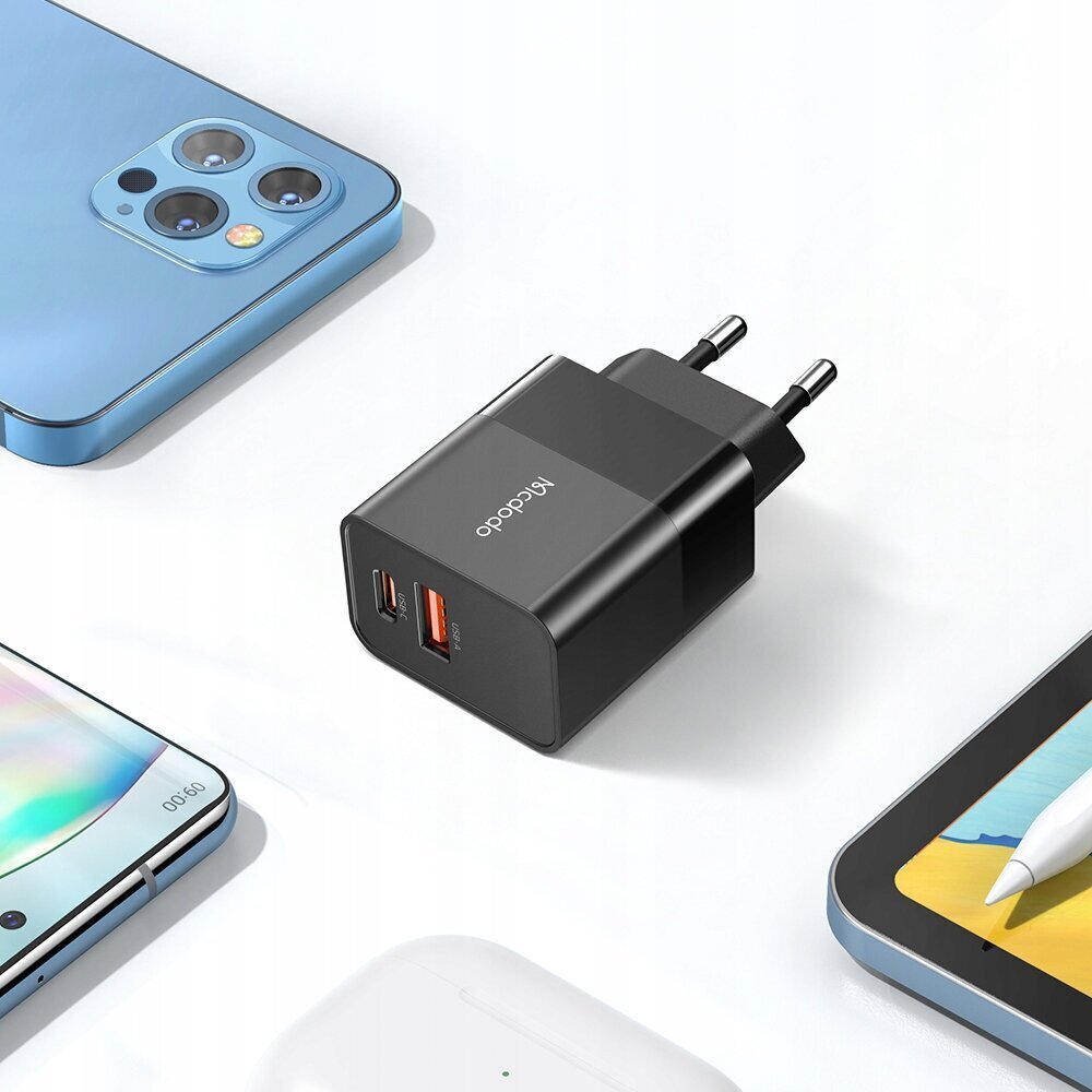 Mcdodo Tālruņa lādētājs, Ātrs, USB, USB-C, 20 W, Iphone, universāls, melns цена и информация | Lādētāji un adapteri | 220.lv