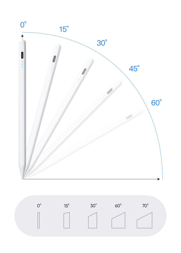 Telefona pildspalva CO2 STYLUS, priekš Apple , PENCIL priekš IPAD AIR / PRO GEN 2 цена и информация | Citi aksesuāri planšetēm un e-grāmatām | 220.lv