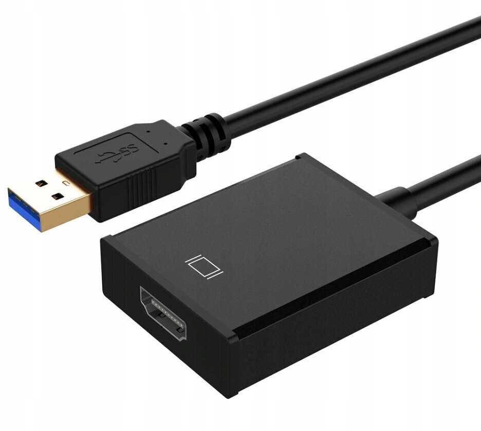 Переходник для компьютера, CO2, USB на HDMI FULL HD конвертер 0110 цена |  220.lv