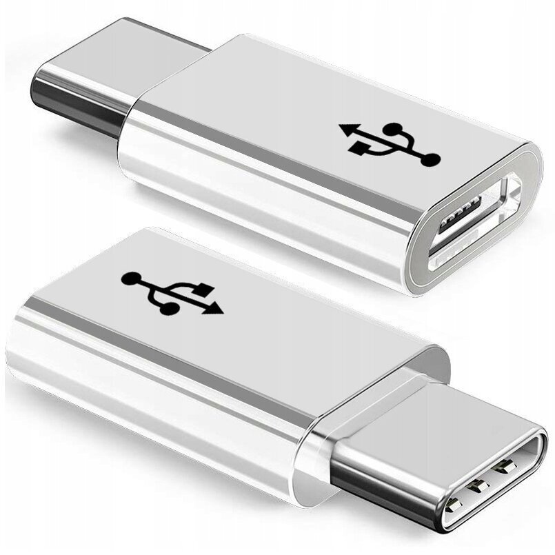 Micro USB/USB-C adapteris/ligzda цена и информация | Adapteri un USB centrmezgli | 220.lv