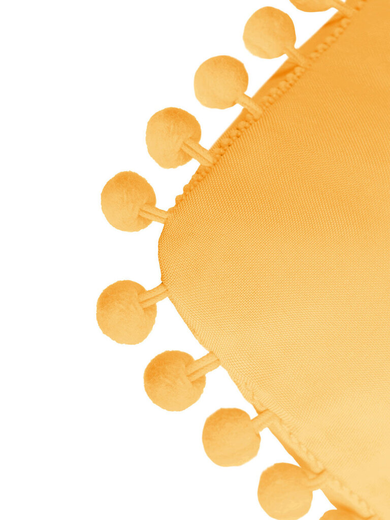 Dekoratīvā spilvendrāna Fluffy 45x45 A662 - tumši dzeltena cena un informācija | Dekoratīvie spilveni un spilvendrānas | 220.lv