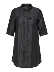 Sieviešu kleita CARRONJA brīvi pieguļoša 15261417 melna džinsa cena un informācija | Kleitas | 220.lv