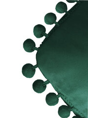 Наволочка декоративная Fluffy 45x45 A662 - бутылочно-зеленая цена и информация | Декоративные подушки и наволочки | 220.lv