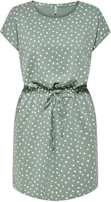 Sieviešu kleita ONLMAY Regular Fit 15153021 Chinois Green CLOUD DANCE R SPOT cena un informācija | Kleitas | 220.lv