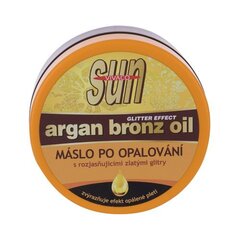 Vivaco Sun Argan Bronze Oil - After-sun butter with brightening gold glitter 200ml цена и информация | Кремы от загара | 220.lv