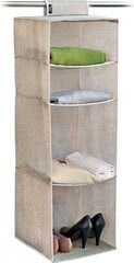 Domopak Living piekaramais auduma organizators (33 x 33 x 103 cm) цена и информация | Ящики для вещей | 220.lv