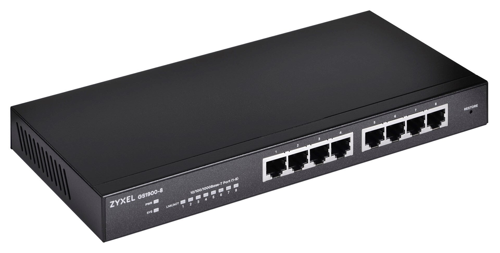 Zyxel GS1900-8 L2 Gigabit Ethernet (10/100/1000) цена и информация | Komutatori (Switch) | 220.lv