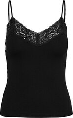 Женская майка ONLTILDE Regular Fit, черная цена и информация | Женские блузки, рубашки | 220.lv