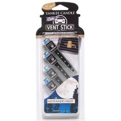 Yankee Candle Midsummer's Night Vent Stick - Car Scent (4 pcs) цена и информация | Освежители воздуха для салона | 220.lv