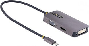 Кабель Micro USB Startech 118-USBC-HDMI-VGADVI цена и информация | Адаптеры и USB разветвители | 220.lv