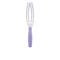 Расческа для волос Olivia Garden Fingerbrush Combo Small, фиолетовая цена и информация | Расчески, щетки для волос, ножницы | 220.lv