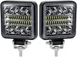 ANTOM 2PC, apgriezts lukturu darba lukturis Tractor 102W 12volt LED Spotlights KFZ 15000lm LED papildu lukturi ekskavatoriem, traktoriem, traktoriem, iekrāvējiem, visurgājējiem, kravas automašīnai, bez ceļa (4x4) цена и информация | Auto spuldzes | 220.lv