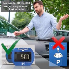 Nepatvēja parklite blau park lite 1411 Pilnībā automātisks autostāvvietas disks, zils cena un informācija | Auto piederumi | 220.lv