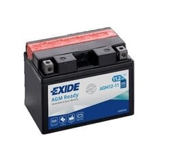 Exide moto akumulators 12V 11Ah AGM12-11 150x90x110+- cena un informācija | Moto akumulatori | 220.lv