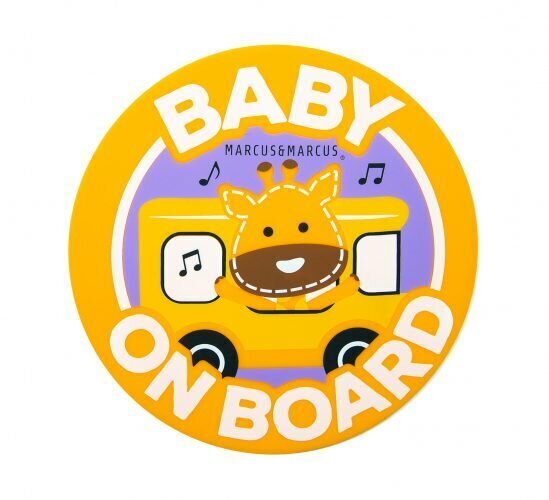 Marcus & Marcus Baby on Board Car Sticker - Lola cena un informācija | Auto piederumi | 220.lv