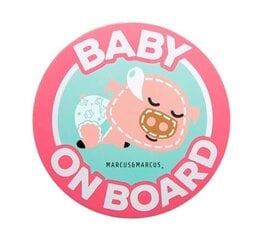 Наклейка Marcus & Marcus Baby on Board Car Sticker - Pokey цена и информация | ПОЛКА-ОРГАНИЗАТОР ДЛЯ ТЕЛЕФОНА В АВТОМОБИЛЬ | 220.lv