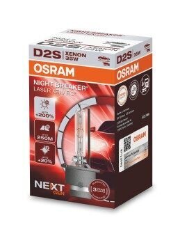 Osram D2S ksenona lampa Night Breaker Laser +200% 1 gab. cena un informācija | Auto spuldzes | 220.lv