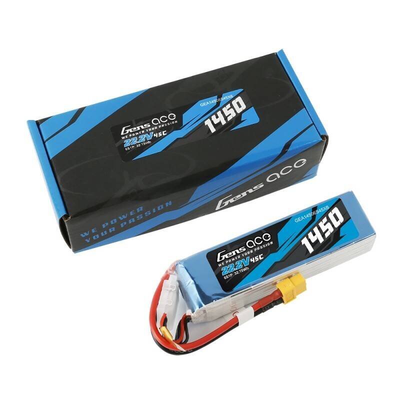 Gens Ace baterija LiPo 1450mAh 22.2V 45C 6S1P цена и информация | Akumulatori | 220.lv