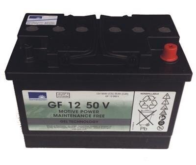 Traction battery gel 12 V / 50 Ah for TASKI Swingo 455 cena un informācija | Akumulatori | 220.lv