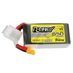 Аккумулятор Tattu LiPo Gens Ace 650mAh 11.1V 95C 3S1P XT30 цена и информация | Аккумуляторы | 220.lv