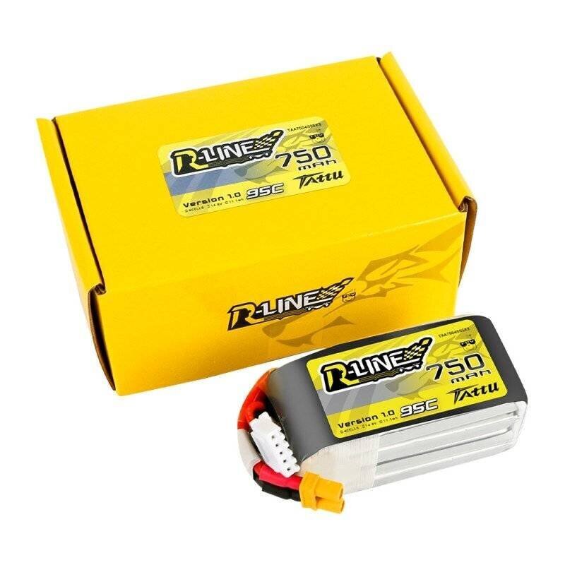 Tattu baterija Gens Ace R-Line 750MAH 14,8V 95C 4S1P XT30 cena un informācija | Akumulatori | 220.lv