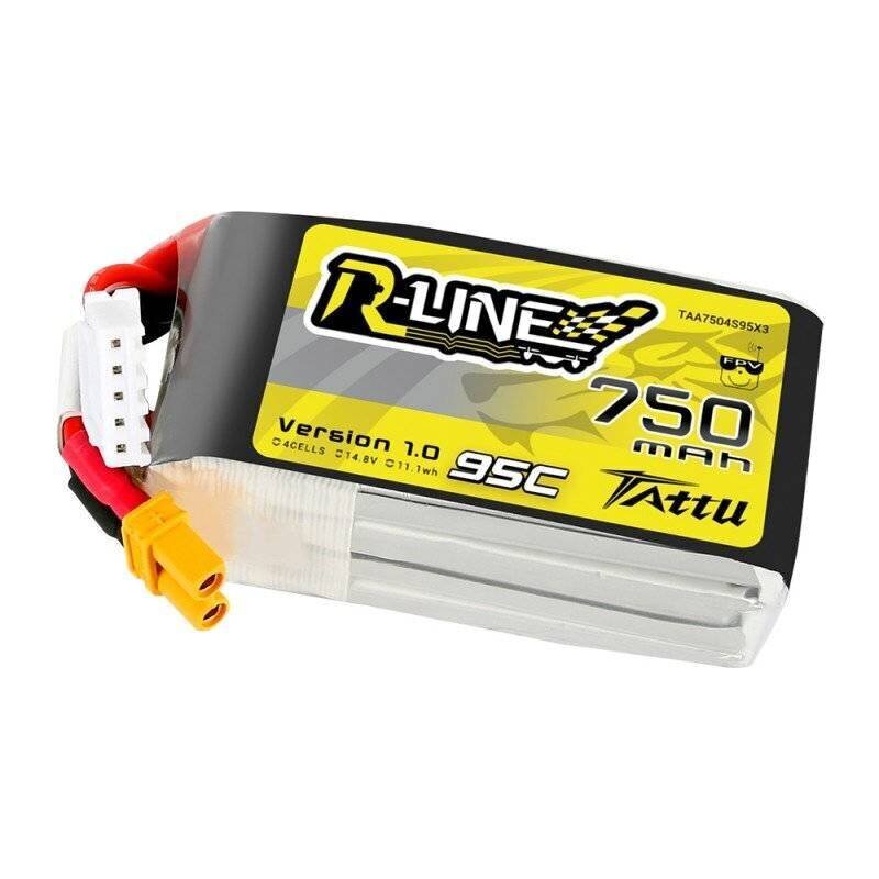 Tattu baterija Gens Ace R-Line 750MAH 14,8V 95C 4S1P XT30 cena un informācija | Akumulatori | 220.lv